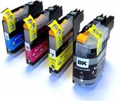 inktsjop huismerk Brother LC123 / LC-123 / 123 LC-123XL 4 stuks