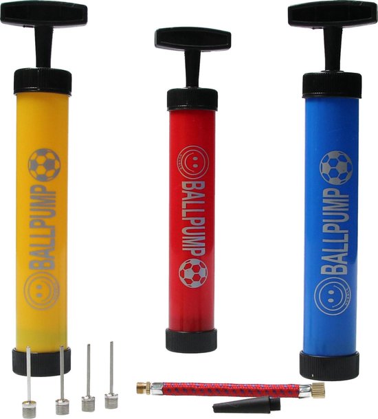 Ballenpomp met 4 naald en slang Random Kleur