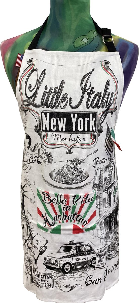Memoriez Keukenschort New York Little Italy