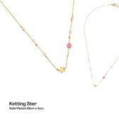 Ketting Ster - Cute Star - Roze