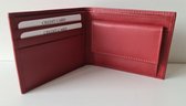 Billfold Portemonnee - Laag Model - Rood