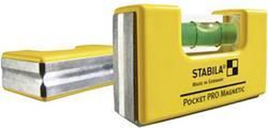 Foto: Stabila magnetische waterpas pocket pro 7x2x4cm 17768