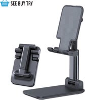 See Buy Try® Telefoon & Tablet Houder - Bureau - Standaard - Opvouwbaar - Flexibel - Compact