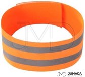 Reflecterende Hardloop Verlichting - Sportarmband - Veiligheid - One Size - Oranje