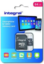 Integral MicroSD 64GB - 90MB/s - Class 10