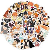 Haikyuu stickers - 50 stuks - Anime stickers - Haikyuu - Haikyuu merch - Haikyu Manga - Laptop stickers - Stickers kinderen - Stickers volwassenen