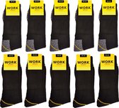 Chaussettes de travail Profi Work© 10 paires noires et grises taille 39/42