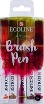 Talens Ecoline 5 brush pens ''Autumn''