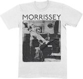 Morrissey Heren Tshirt -2XL- Barber Shop Wit