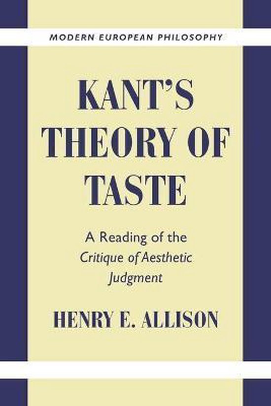 Kant'S Theory Of Taste