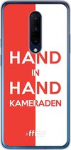 6F hoesje - geschikt voor OnePlus 7 Pro -  Transparant TPU Case - Feyenoord - Hand in hand, kameraden #ffffff