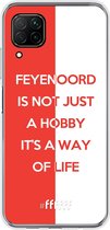 6F hoesje - geschikt voor Huawei P40 Lite -  Transparant TPU Case - Feyenoord - Way of life #ffffff