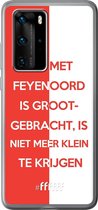 6F hoesje - geschikt voor Huawei P40 Pro -  Transparant TPU Case - Feyenoord - Grootgebracht #ffffff