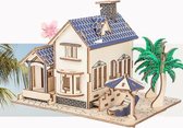 Houten 3D puzzel - Ocean Villas - 88 onderdelen