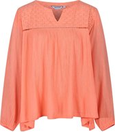 Regatta Calixta Shirt Met V-Hals Viscose En Katoen Voor Dames Oranje