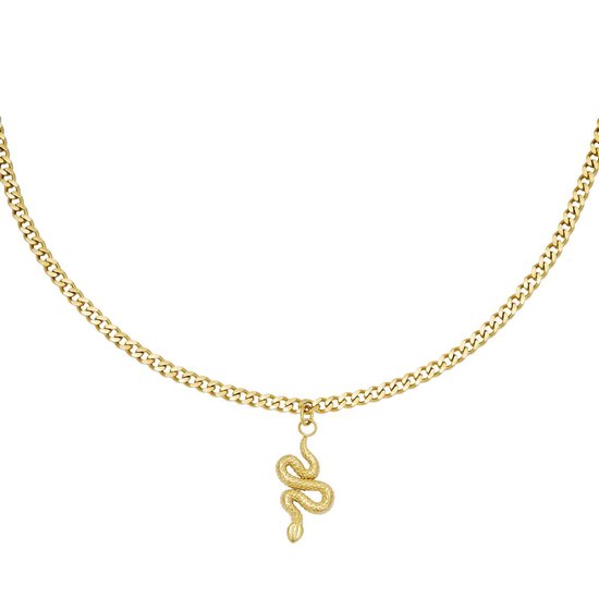 Collier Serpent Brillant - Collier or - Serpent Serpent Yehwang | bol