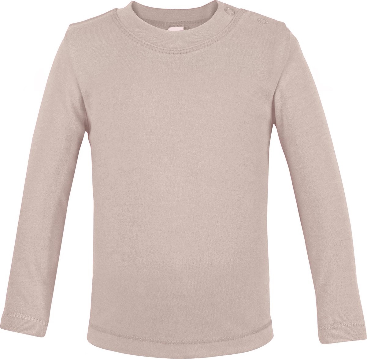 Link Kids Wear baby T-shirt met lange mouw - Ecru - Maat 50/56