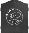 Afbeelding van het spelletje Ajax Dartbord Cabinet Deluxe + Blade 5 + 1 Set Black Brass