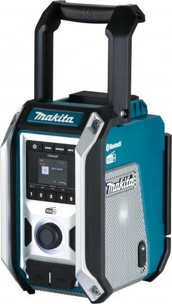Makita DMR115 accu - FM DAB/DAB+ Bluetooth - Bass subwoofer - voor 10,8/12V... | bol.com