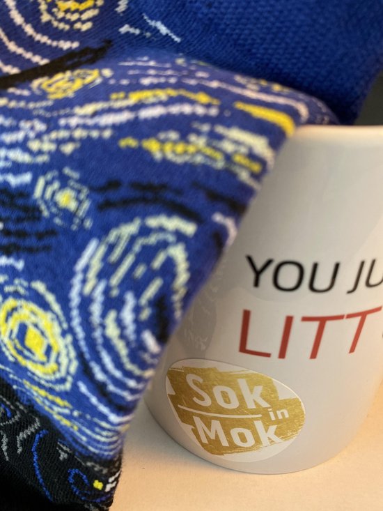 Chaussette en mug - cadeau - 1x mug imprimé : "vous venez de vous allumer  !" avec 1... | bol.com