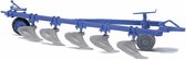 Busch - Aufsattel-beetpflug B200 Blau - modelbouwsets, hobbybouwspeelgoed voor kinderen, modelverf en accessoires