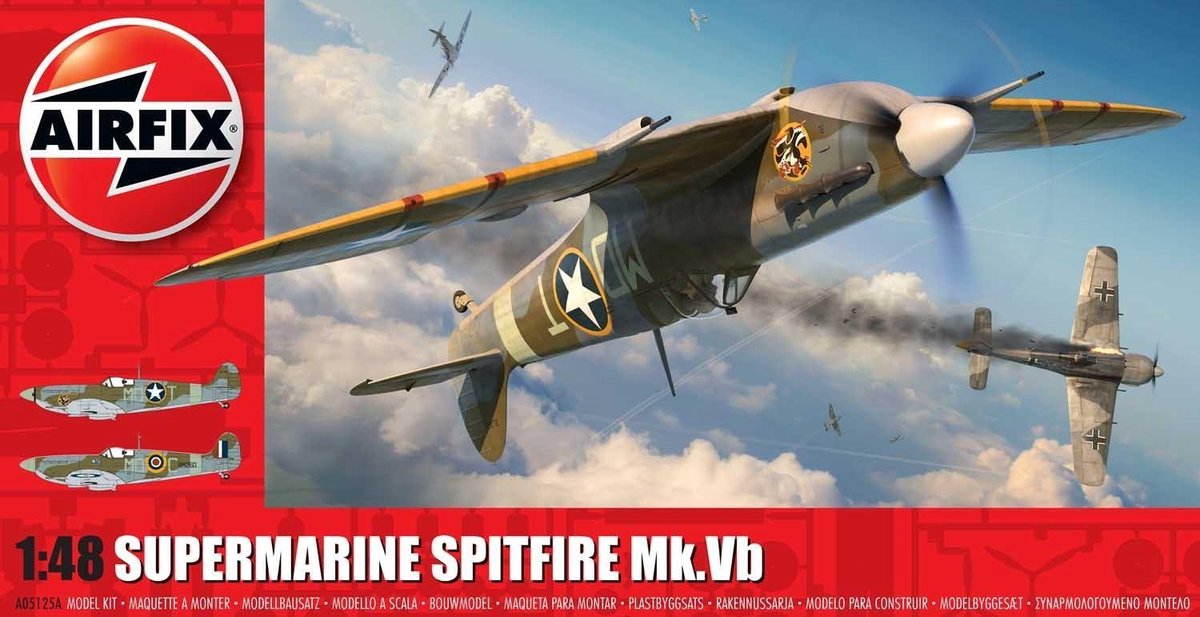 Afbeelding van product Airfix-supermarine Spitfire Mk.vb (10/20) * (Af05125a) - modelbouwsets, hobbybouwspeelgoed voor kinderen, modelverf en accessoires