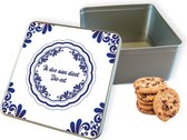 Boîte à biscuits Die-eats Square - Boîte de rangement 20x20x10 cm