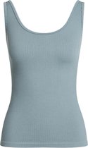 WE Fashion Dames seamless geribde Top