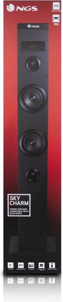 Muse M1250BT zuil Bluetooth-luidspreker (muse, radio, USB