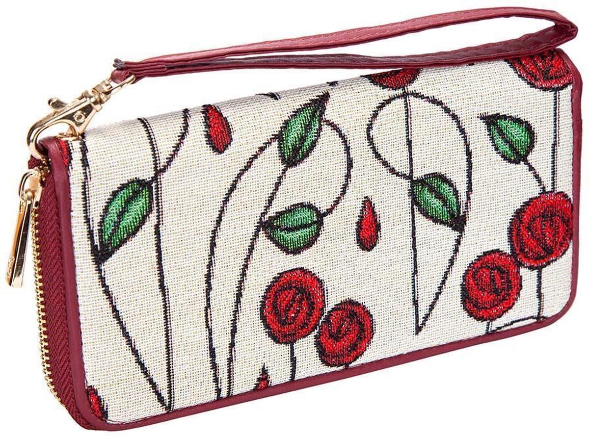 Signare Portemonnee Groot met rits Mackintosh Simple Rose