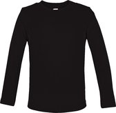 Link Kids Wear baby T-shirt met lange mouw - Zwart - Maat 62/68