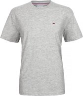 Tommy Hilfiger Jeans Classic Flag Tee - Regular Fit - Crew hals - 100% katoen - Grijs - M