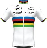 Deceuninck Quik Step Wereldkampioen Vermarc Trui Korte Mouwen SPL Aero Maat XL