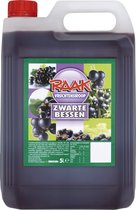 Limonade Vruchtensiroop Zwarte Bessen Grote XXL Jerrycan 5 Liter van RAAK