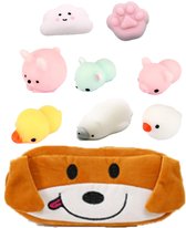 BrightSide Toys - Mochi Squishy - Etui hondje 8 stuks