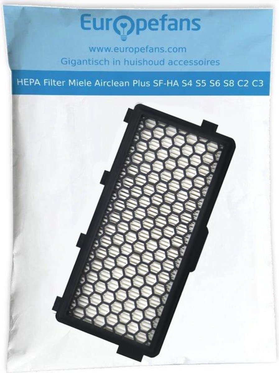 HEPA Filter voor Miele Air clean Plus SF-HA50 S4 S5 S6 S8 C2 C3 accessoires  | bol.com