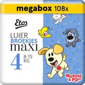 Etos Luierbroekjes Megabox - Maat 4 - 8 tot 15kg - 108 stuks (3 x 36 stuks)  | bol.com
