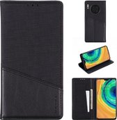 Voor Huawei Mate 30 MUXMA MX109 Horizontale Flip Leren Case met Houder & Kaartsleuf & Portemonnee (Zwart)