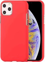 GOOSPERY SOFE FEELING TPU schokbestendig en krasvast hoesje voor iPhone 11 Pro (rood)