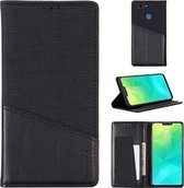 Voor OPPO Realme 2 MUXMA MX109 horizontale flip lederen tas met houder en kaartsleuf en portemonnee (zwart)