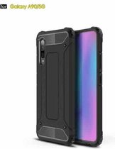 Voor Galaxy A90 5G Magic Armor TPU + pc combinatiebehuizing (zwart)