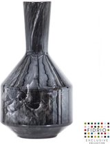 Design bottle Benito large - Fidrio NERO - glas, mondgeblazen - hoogte 35 cm