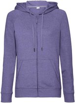 Russell Dames/dames HD Ritssweater met rits (Blauwe mergel)