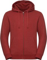 Russell Heren Authentieke Melange Zip Hoodie (Indigo Melange)