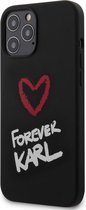 Karl Lagerfeld Apple iPhone 11 Pro Hoesje Zwart Backcover - Forever Karl