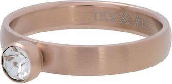 iXXXi Vulring Zirconia 1 Stone Crystal Matt Rosé | Maat 19