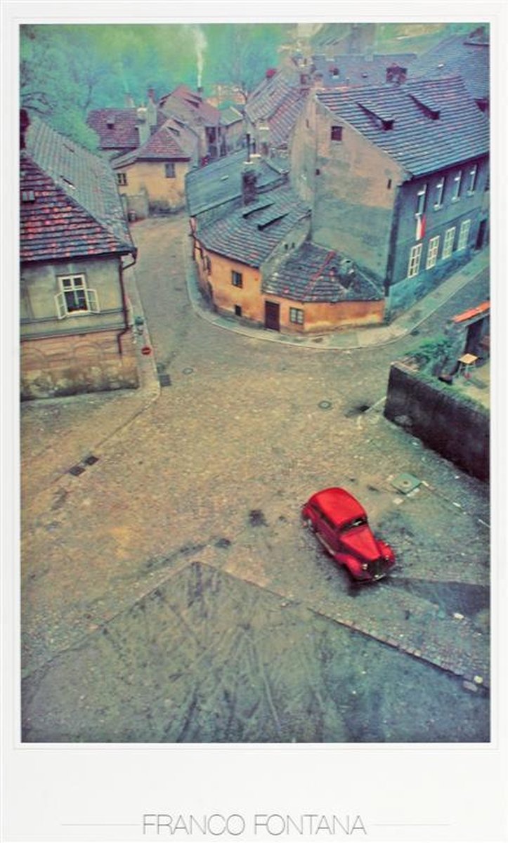 Catch Projecten Poster - Prague - F. Fontana - Kleur - Fotografie - Jaren 80 Zwart/wit
