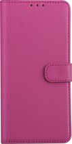 Felroze hoesje Samsung Galaxy A12 - Book Case