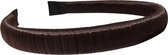 Jessidress Haarband Chique Dames Haar Diadeem van Synthetisch Haar gemaakt - Donker Bruin