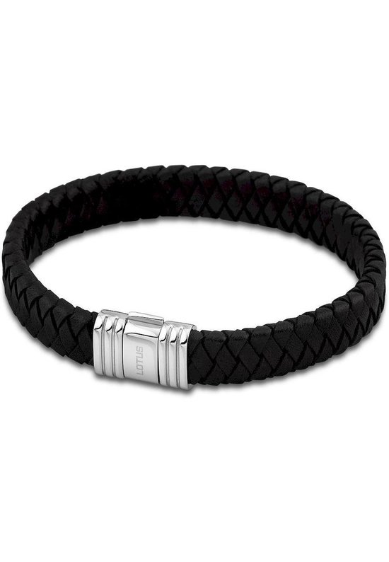 LOTUS - Armband - Mannen - LS1518-2/2 - Man - Lederen band zwart | bol
